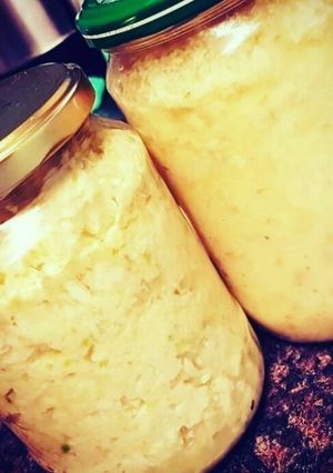A picture of Ginger garlic paste.