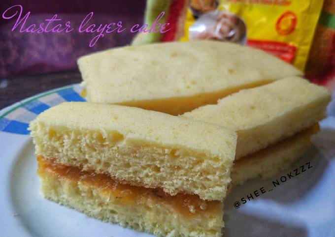 Nastar layer cake (takaran sendok,7 bahan aja)