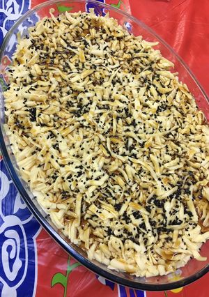 صورة لوصفة عريكتي دبل قشطة ودبل جبن 🤤♥️