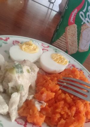 Una foto de Pollo al verdeo Light
