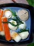 Baso sapi dan baso ikan kuah bening