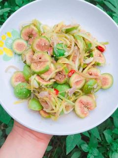 Hình của món Sung muối xổi.