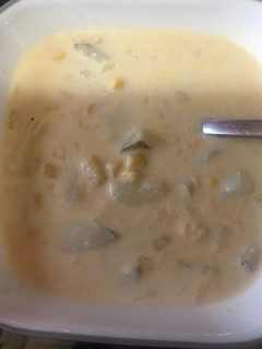 A picture of Corn chowder.