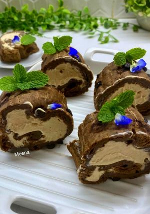 Foto resep Sus Gulung Coklat Cappuccino