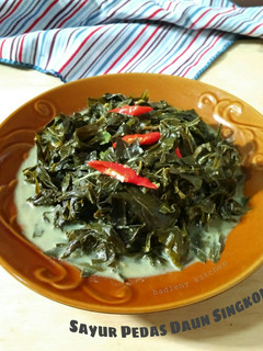 Foto resep Sayur Pedas Daun Singkong