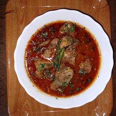Achar chicken gosht A picture of Achar chicken gosht.