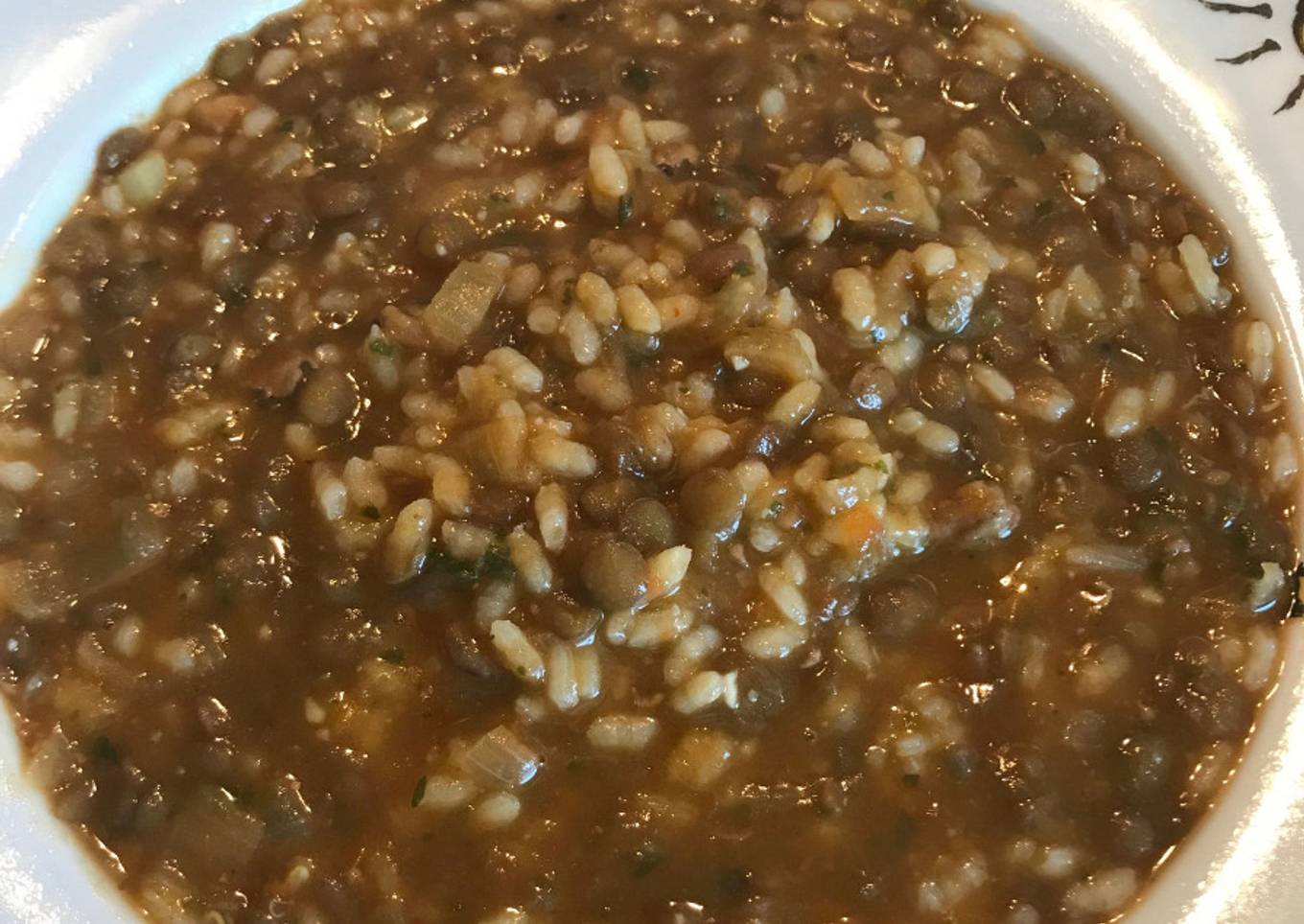 Lentejas con arroz