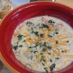 A picture of Broccoli Cheese Soup - Stove Top Recipe.