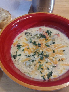A picture of Broccoli Cheese Soup - Stove Top Recipe.