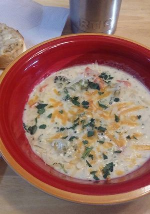 A picture of Broccoli Cheese Soup - Stove Top Recipe.