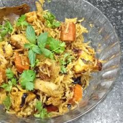 Veg Biryani in Pressure Cooker !! A picture of Veg Biryani in Pressure Cooker !!.