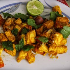 A picture of Baked tikka vegetables!.