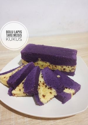 Foto resep Bolu Lapis Taro Meisis Kukus