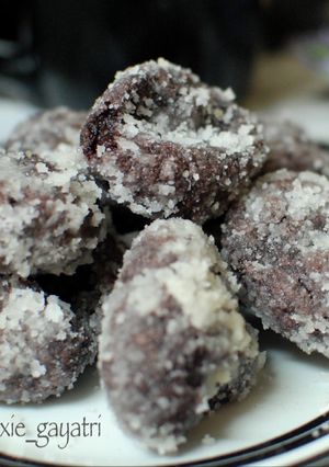 Foto resep Gemblong Ketan Hitam #postingrame2_ jajanantradisional