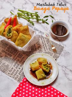 Foto resep Martabak Mini isi Telur Bunga Pepaya