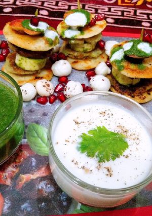 A picture of Samak aloo tikki patties.