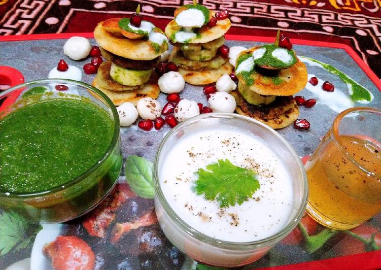 Samak aloo tikki patties