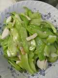 Tumis labu lalap baso ikan