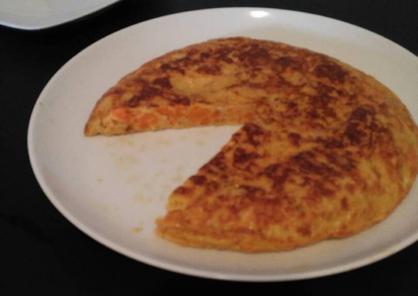 Sweet potato omelette