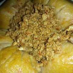Alala with egg souce 😋 A picture of Alala with egg souce 😋.