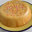 Flan de turrón
