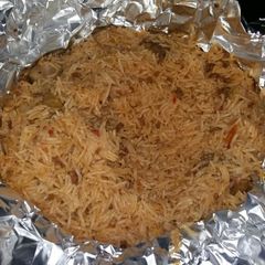 A picture of Oven Baked Basmati Rice with Gizdodo.
