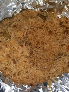 A picture of Oven Baked Basmati Rice with Gizdodo.