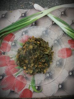 हरे प्याज़ की सब्जी (Hare Pyaz ki sabzi recipe in Hindi) रेसिपी मुख्य फोटो