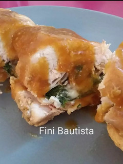 Una foto de Pechuga de pollo a la naranja