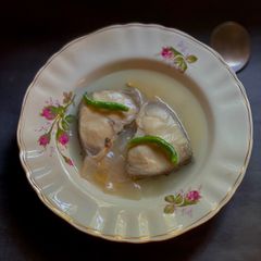 A picture of Fish Stew with Kaatla in Thakurbari style.