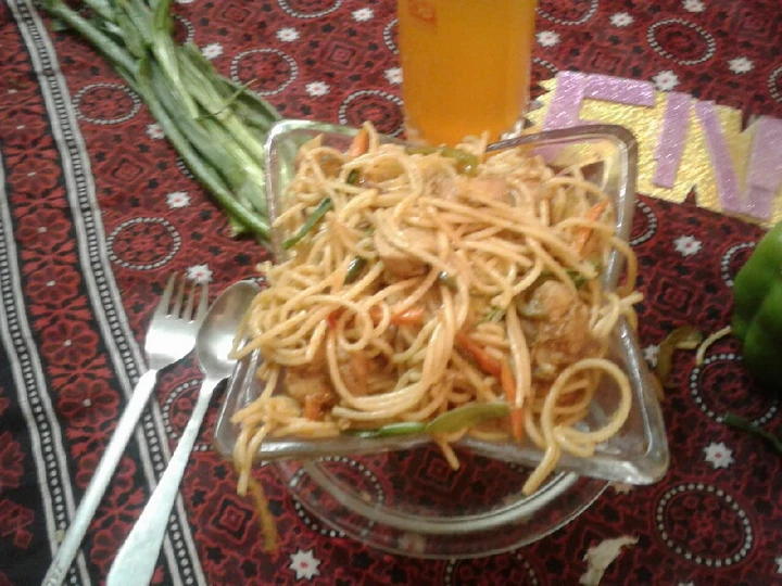 Easy Way Make Chicken chow mein the Can Spoil the Tongue Really delicious