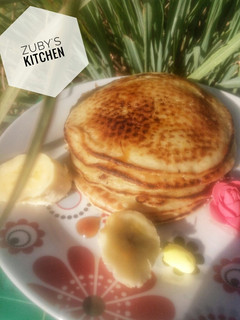 A picture of Banana pancakes.