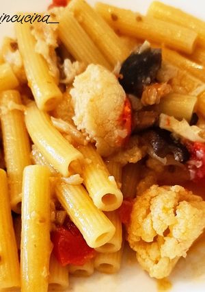 Foto di Sedanini con funghi e cavolfiore