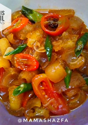 Foto resep Tumis kikil pedas
