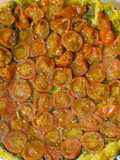 Tarta tatin tomates cherry