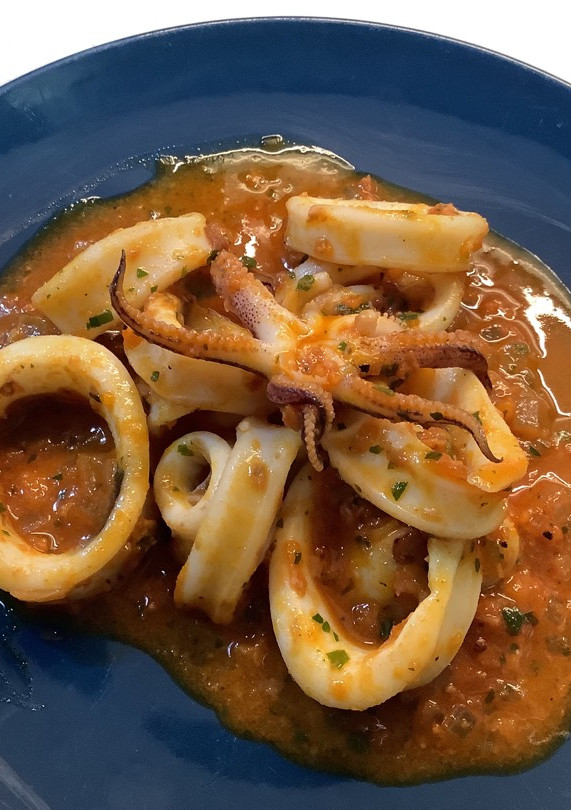 Una foto de Calamares con sobrasada