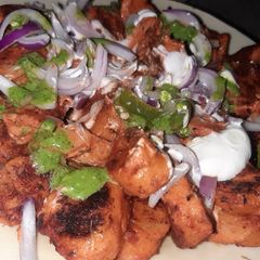 A picture of Tandoori malai chaap snacks.
