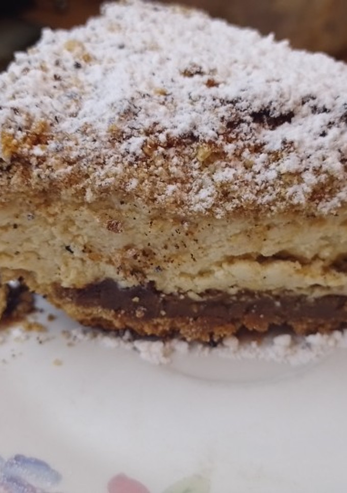 Una foto de Tarta fácil de ricotta y dulce de leche