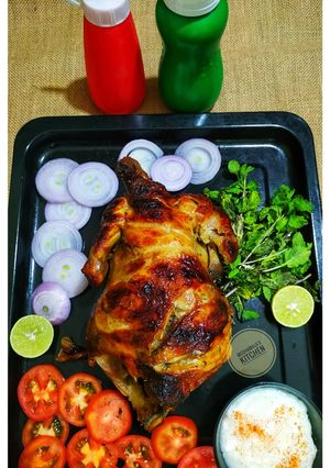 স্পাইসি গ্রিল চিকেন (Spicy Grill Chicken recipe in Bengali) রেসিপির প্রধান ছবি