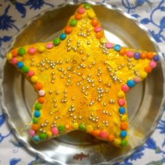 Star cake aata cake A picture of Star cake aata cake.