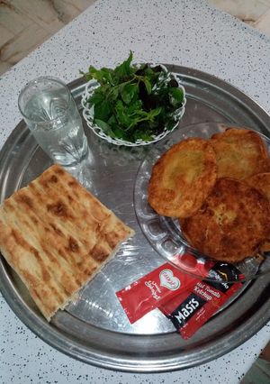 عکسی از دستور پیراشکی مرغ، سیب زمینی
