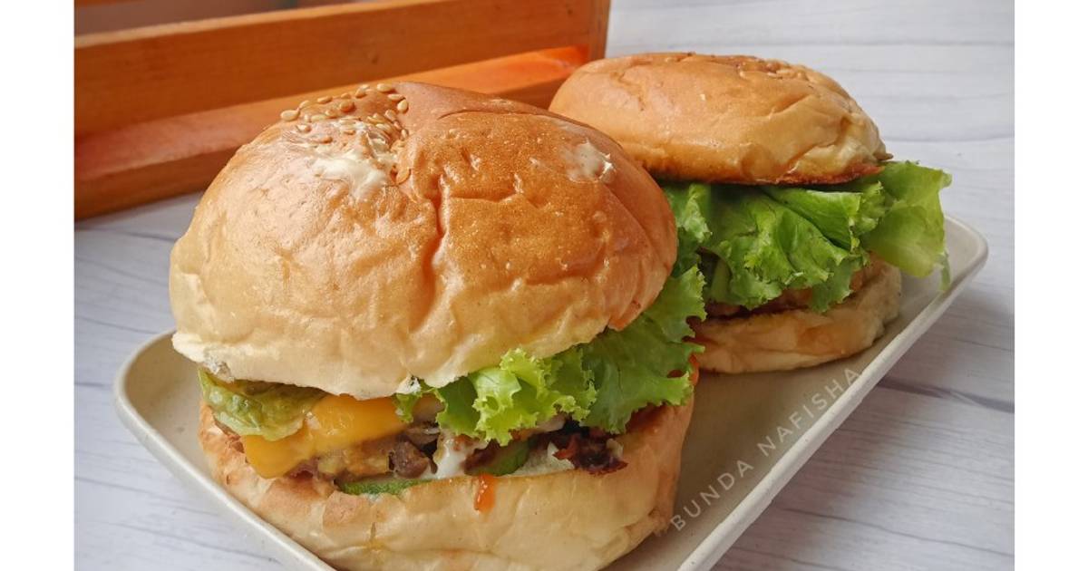 Resep Burger Rumahan Sederhana Enak Dan Praktis