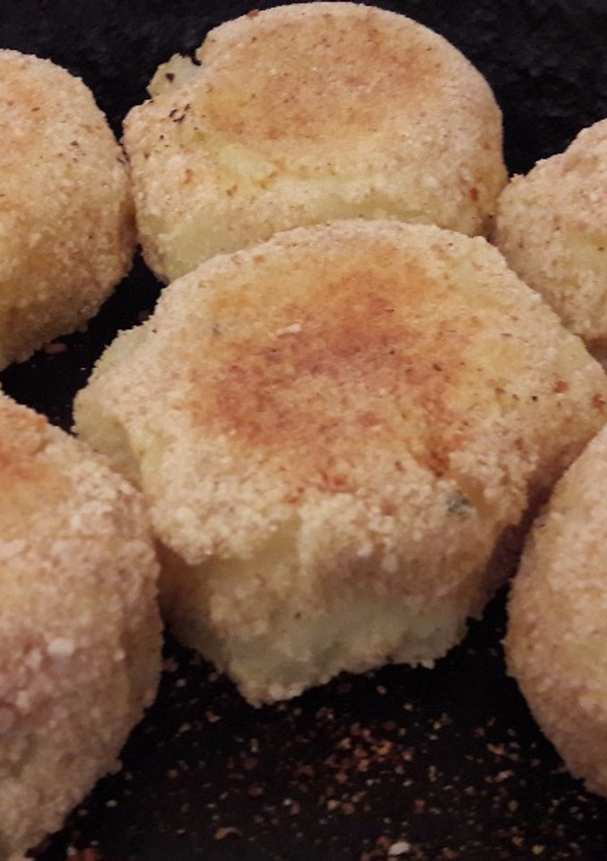 Una foto de Bombas de papa rellenas al horno