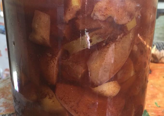 Грушево-яблочное варенье с корицей #заготовки