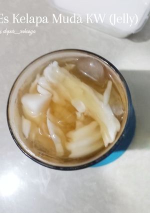 Foto resep Es Kelapa Muda KW (Jelly)
