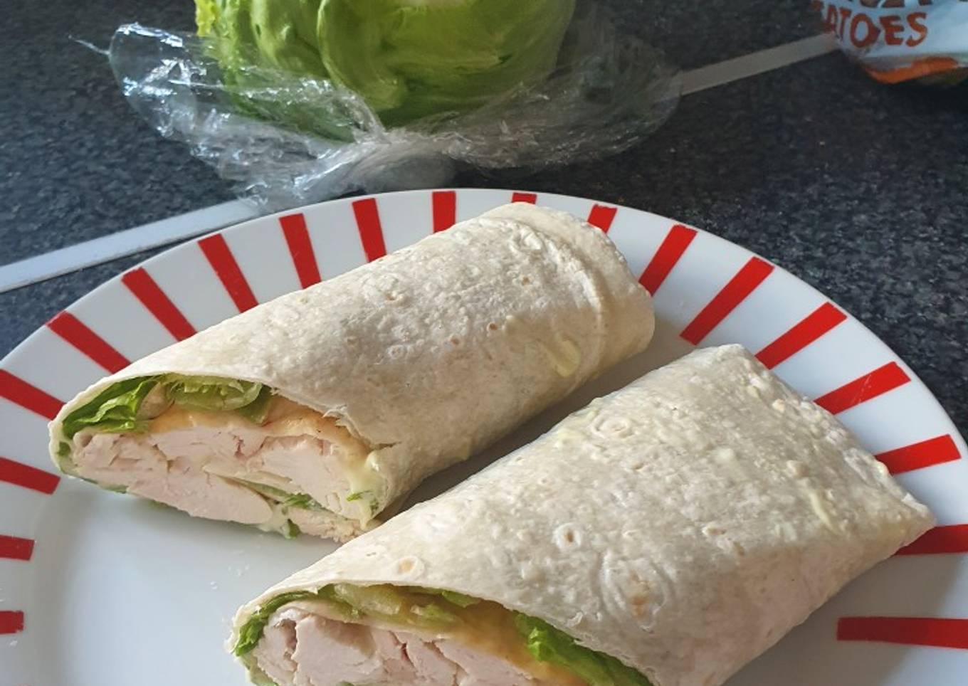 Lazy Roast Chicken Wrap