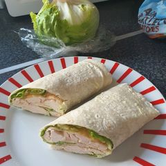 Lazy Roast Chicken Wrap A picture of Lazy Roast Chicken Wrap.