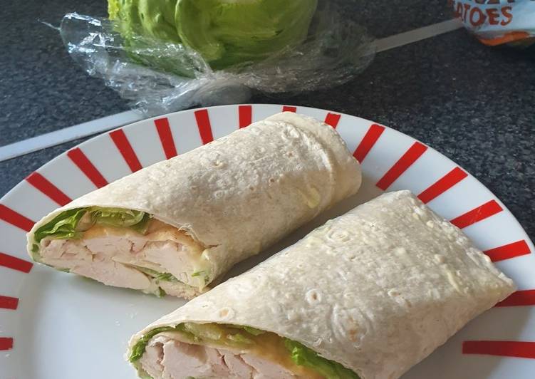 Easiest Way to Make Homemade Lazy Roast Chicken Wrap