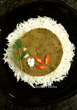 A picture of Beans Bharta.