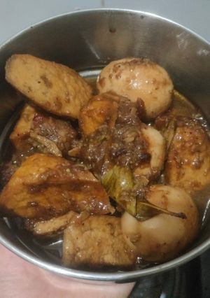 Foto resep Semur tahu dan telur